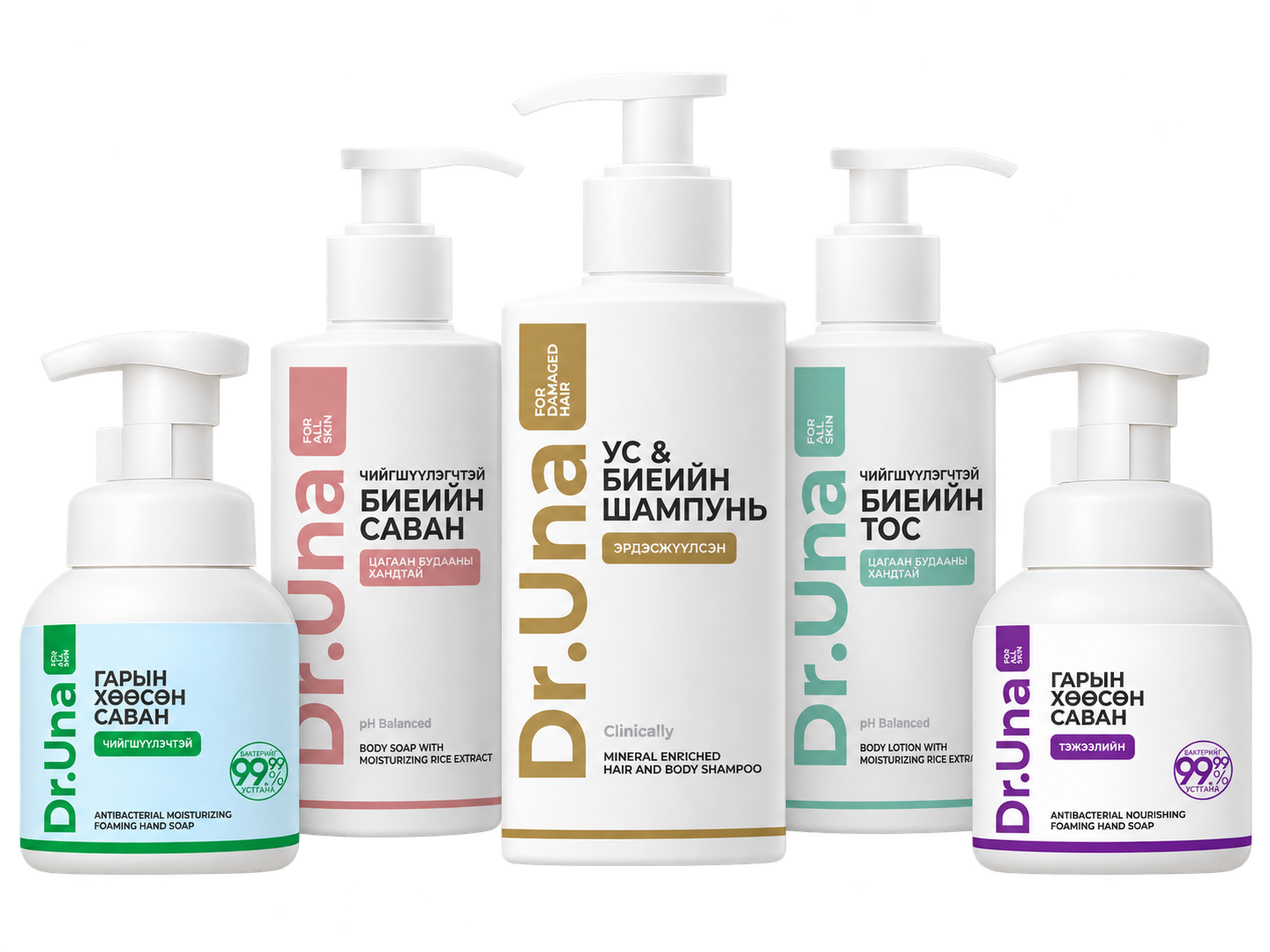 Dr. Una body care range